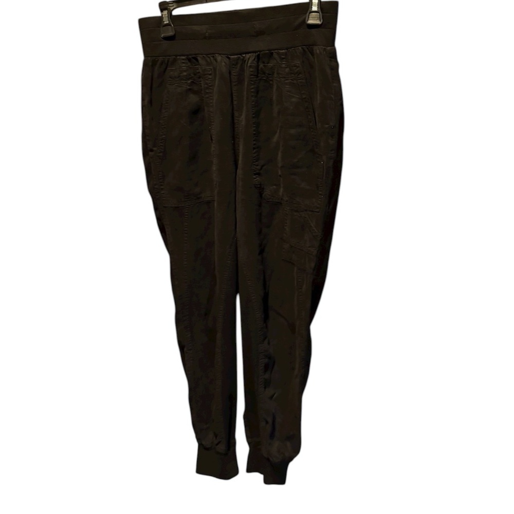 Quince Vintage Wash Tencel Utility Jogger in Black Small